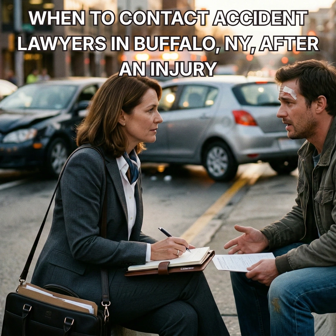 When to Contact Accident Lawyers in Buffalo, NY, After an Injury