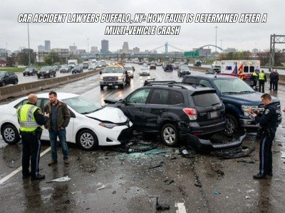 Car Accident Lawyers Buffalo, NY: How Fault Is Determined After a Multi-Vehicle Crash